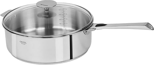 CRISTEL S28QMP Sauteuse INOX 28cm-Casteline Amovible - Nail Gallerys