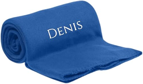 Pet-Jos Couverture personnalisée brodée avec nom ou Texte souhaité, 200 cm x 160 cm, Couverture de canapé Douce et Douillette, Polaire de Haute qualité, Cadeau personnalisé (Beige) - Nail Gallerys