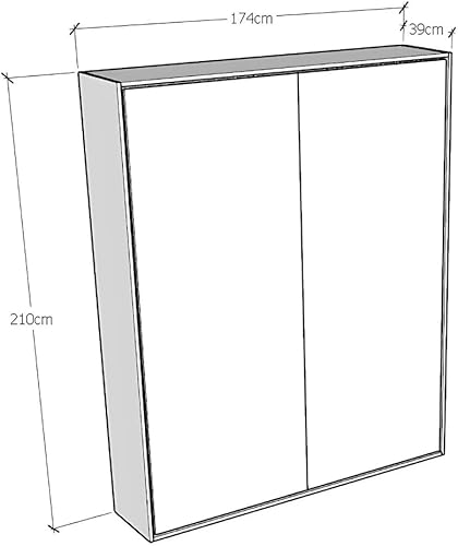 IMAGO FACTORY Kento – Lit Mural Rabattable, Grand-lit Pliable, Lit Escamotable Cendre Blanche, Lit Empilable Made in Italy, Matelas Non Inclus, Économiser de l'espace, Le Lit Arrive Démonté - Nail Gallerys