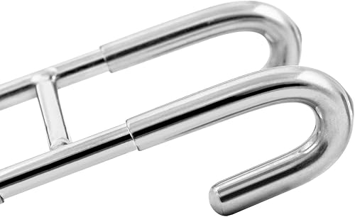 QWORK® Lot de 2 acier inoxydable 304 léger crochet mural cabine de douche, crochets de porte de douche pour salle de bains en verre, crochets pour paroi de douche salle de bain - Nail Gallerys