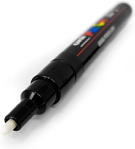 posca Uni PC-3M Lot de 8 marqueurs de peinture dans un coffret cadeau Rouge - Nail Gallerys