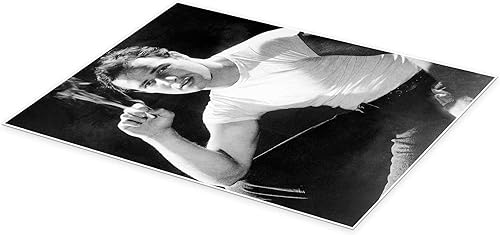 Marlon Brando Poster 30 x 40 cm Noir et blanc Tableaux Décoration murale - Nail Gallerys