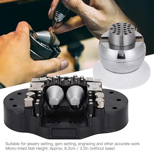 Étau à bille, opération sensible finition soignée, outil d'étau à bille professionnel robuste et durable à rotation stable pour le sertissage de bijoux pour la gravure de sertissage de - Nail Gallerys