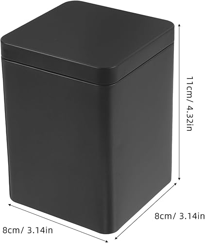 Boîte À Thé Carrée Métal Boîte Pratique Pour Rangement De Bonbons Et Thé Organisation Des Épices Et Fournitures Artisanales - Nail Gallerys