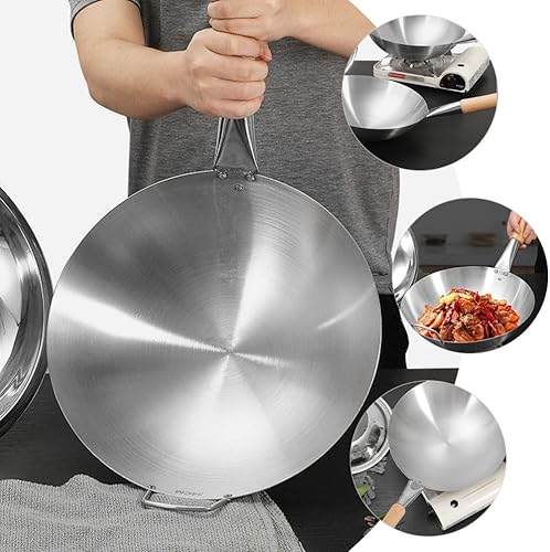 HANABASS Wok Avec Poignée Poêle Multifonctionnelle Pour Maison Facile à Nettoyer Et Antiadhésif - Nail Gallerys