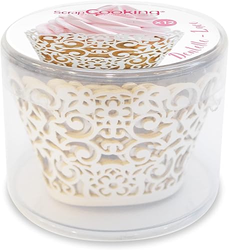 Scrapcooking Contours pour Cupcakes Dentelle x12 - Nail Gallerys