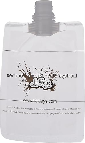 Lickleys Maker Freeze Pochettes, Maquillage Chiot Slush Style Glace Boissons At Home, Standard (Pack de 5) - Nail Gallerys