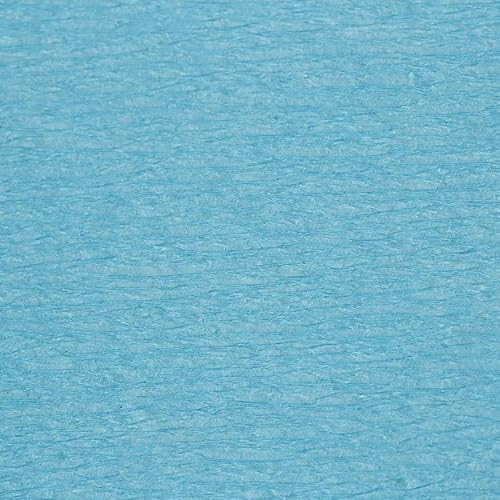 CLAIREFONTAINE Paquet de 10 feuilles Crépon M40 2x0.50m turquoise - Nail Gallerys