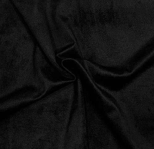 A-Express Tissu Velours Faux Suède Matériel décoration couverture robe de costume la couture tissu belle chute douce vendu au mètre - Vert foncé 1 Mètre 100cm x 145cm - Nail Gallerys