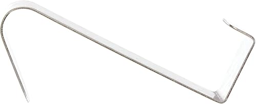 axentia Crochet double - 2 crochets porte-serviettes en acier inoxydable - Crochets à suspendre - Sans perçage ni colle - Environ 2.5x7.5x2.5cm - Argenté - Nail Gallerys