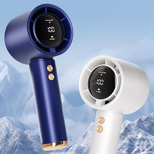 Ventilateur À Main Multiples Refroidissement Efficace Ventilateur Refroidissement Efficace Texture en Plastique Adaptée À Bureau Voyage À Une Utilisation en Plein Air - Nail Gallerys