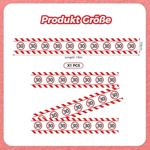 DazzJoy Ruban de délimitation pour 18e anniversaire - Décoration de panneau de signalisation - 18e anniversaire - 18e anniversaire - 18 ans - Décoration d'anniversaire pour fille et garçon - Cadeau de - Nail Gallerys