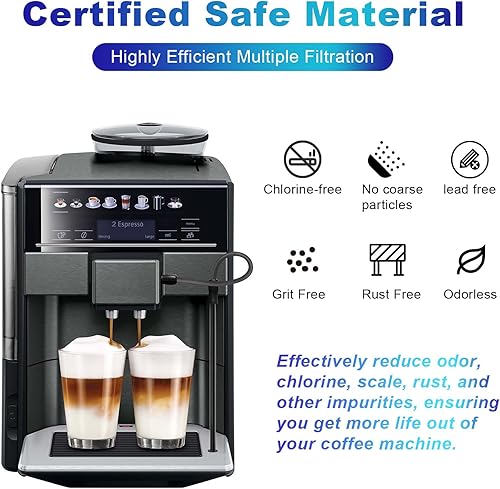 Lot de 4 filtres à Eau pour Brita Intenza Remplace Bosch Siemens Siemens EQ Serie, EQ 6,TZ70033, TCZ7003, TZ70003 & Bosch 12008246, Siemens TZ70003 Bosch 12008246 Filtre à eau - Nail Gallerys