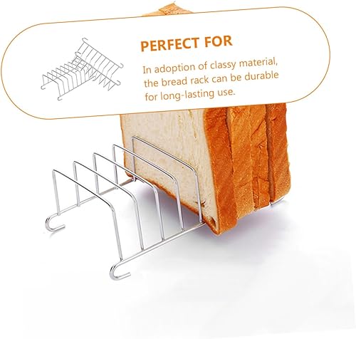 KOMBIUDA 2pièces Support À Toast Acier Inoxydable Porte-tranche De Pain Pratique Pour Cuisine Rack De Refroidissement De Pain De Bureau - Nail Gallerys
