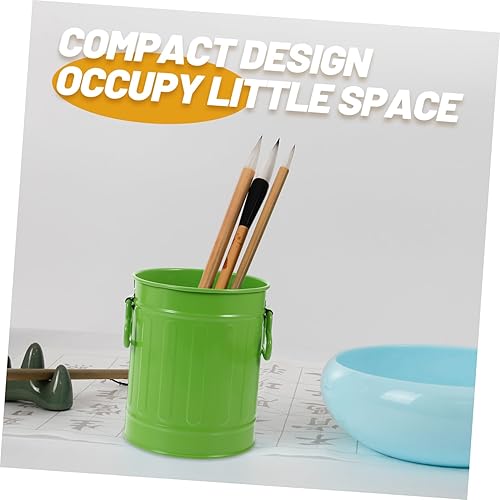 Levemolo Poubelle De Bureau Mini Fer Corbeille De Table Multi-usage Support De Stylo Et Conteneur À Déchets Élégant Pour Bureau Et Maison - Nail Gallerys