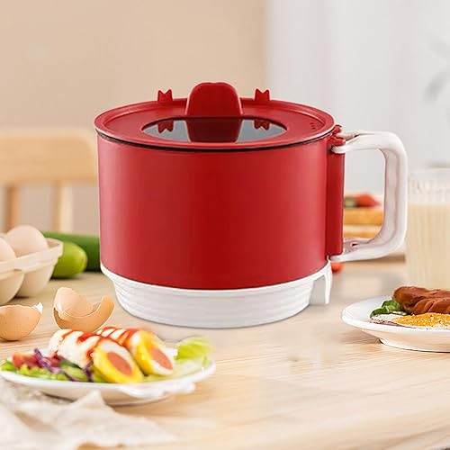 Casserole électrique pour cuisiner dans le dortoir, pot à pâtes électrique Noodle Hot Pot, cuisinière à pâtes rapide, casserole multifonctionnelle, ustensiles de cuisine antiadhésifs pour soupes, - Nail Gallerys