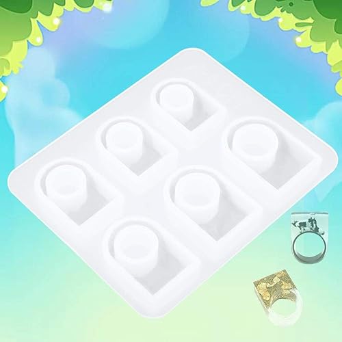 Kit de Moule en Silicone, Bague en Silicone, Moule en Silicone, Moule en résine, Moule en Silicone, Accessoires de Gadgets en résine fabriqués à la Main pour la Fabrication de bijouxKits de Bijoux - Nail Gallerys