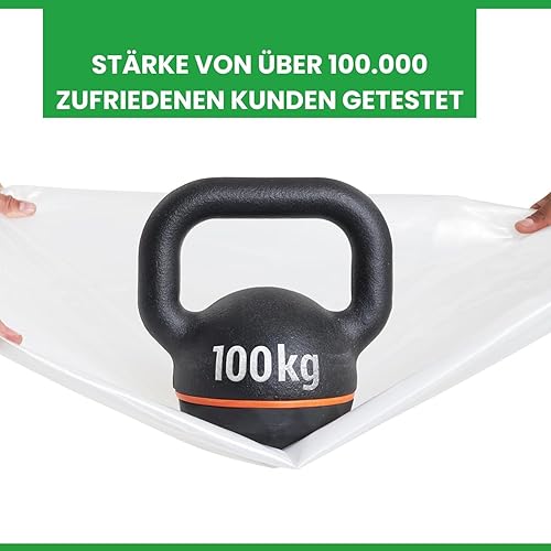 Housse de matelas, 90 x 200 cm, pour déménagement et rangement, housse de protection pour matelas de 90 x 200 cm, robuste, réutilisable, indéchirable (90 x 200 cm) - Nail Gallerys