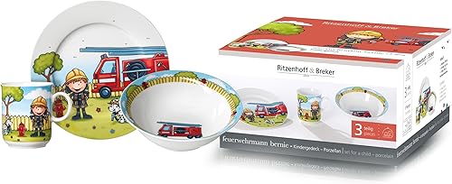 Ritzenhoff & Breker Service de table pour enfant Bernie, 3 pièces - Nail Gallerys