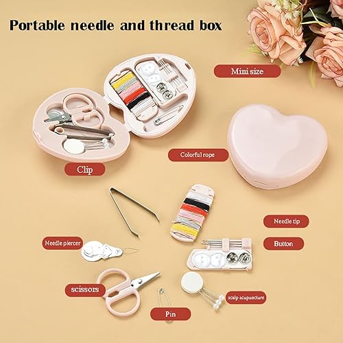 2 pieces kit couture complet voyage Portable mini kit de couture pour Maison débutants Kit de couture Les urgences Premium Couture Accessoires - Nail Gallerys