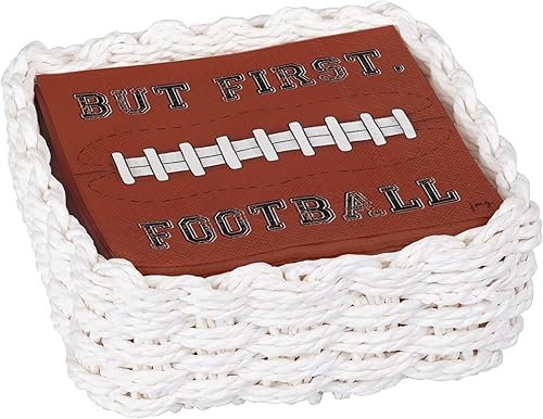 Ideal Home Range NH8090 Panier porte-serviettes en papier tissé Blanc - Nail Gallerys