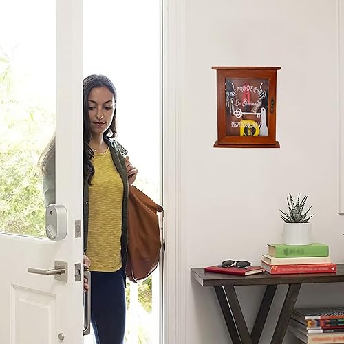 Boite a Clef, Porte Clef Mural, Boîte à Clés Murale Rétro avec 6 Crochets, Décoration Murale Exquise, aux Entrées, Convient Couloirs et Chambres à Coucher - Nail Gallerys