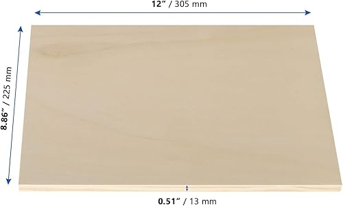 CHUIFAI Lot de 12 Toile a Peindre Vierge en Bois, Planche en Bois à Peindre de 30 x 20 cm pour tableau peinture, dessin, artisanat - Nail Gallerys