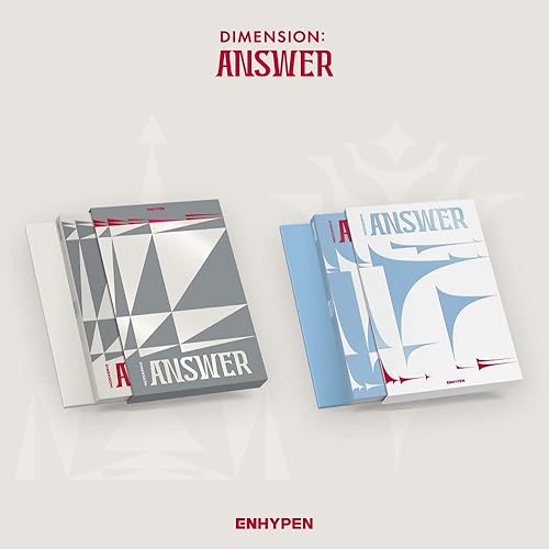 ENHYPEN - DIMENSION : ANSWER Album+Folded Poster+Extra Photocards Set (TYPE 2 ver.) - Nail Gallerys