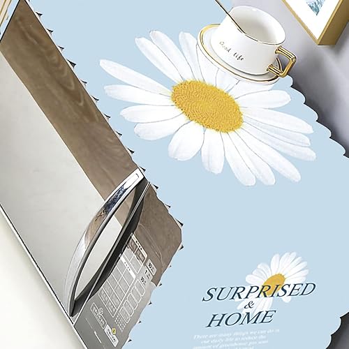 Tissu de couverture pour micro-ondes, protection anti-poussière à motif mignon, accessoire de four à micro-ondes pliable pour le bureau ou la vie à la maison (35 * 100 cm) - Nail Gallerys