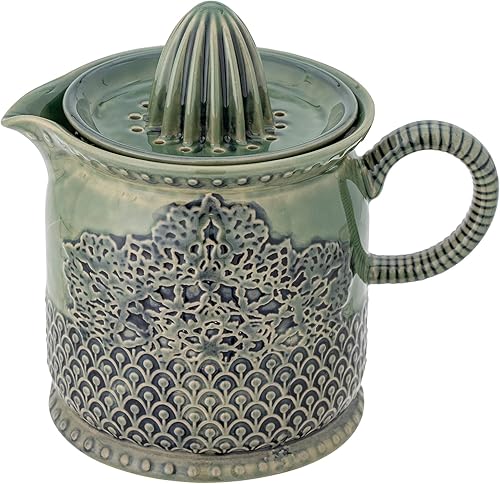 Presse-agrumes Liselu, vert, gr�s, L 17,5 x H 15,5 x l 12 cm - Nail Gallerys