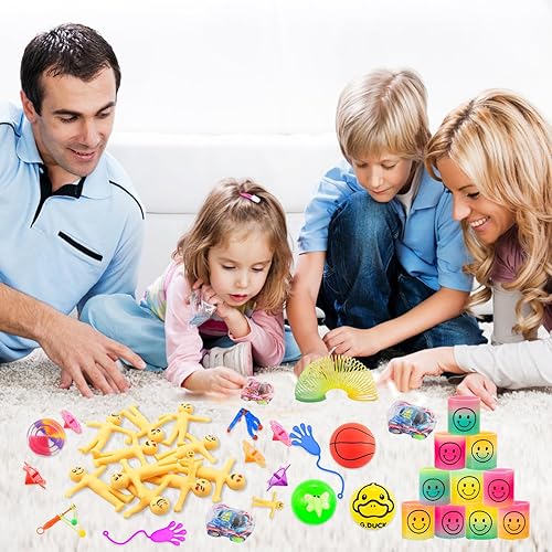 82Pcs Lot Cadeau Anniversaire Enfants Invites - Pinata Kit Flummis Anniversaire Jouet Fournitures de Fête Petit Goodies Déco Pochette Surprise Enfant pour Fille Garcon Récompenses de Classe Noël Prix - Nail Gallerys