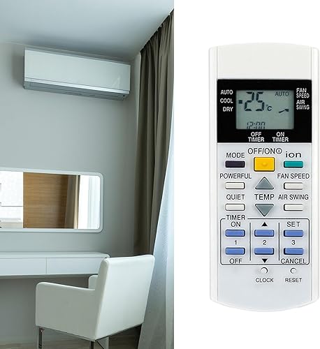 ULIJTH Télécommande de rechange pour climatisation A75C3299 A75C2600 2602 2606 2632 2656 à distance de transmission longue distance - Nail Gallerys