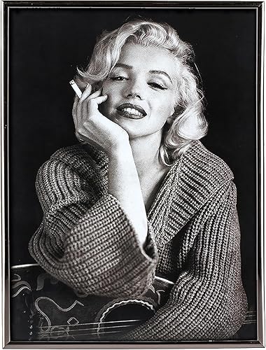 KUSTOM ART Hollywood Marilyn Monroe Poster mural décoratif sur papier couché 40 x 30 cm sans cadre - Nail Gallerys