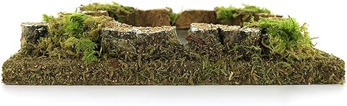 Ferrari & Arrighetti Flussende: Teich für Modulares Fluss, Bertoni Krippe-Kollektion, Holz, Mehrfarbig, 16 x 14 x 3 cm - Nail Gallerys