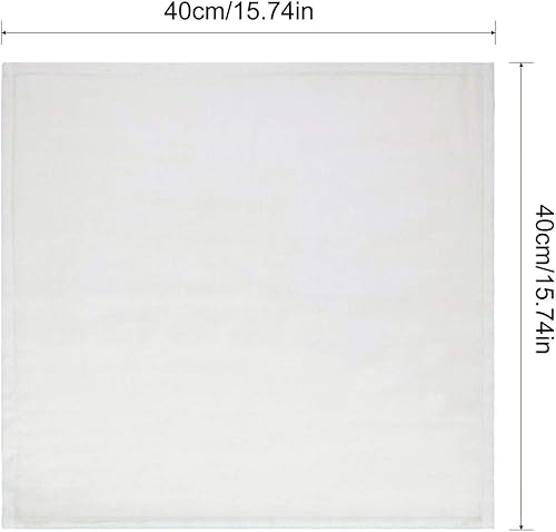 NATUCE 5 pièces 40 * 40 cm carré Doux Coton Pur passoire Chiffon Coton à Fromage, Tissu filtrant Lavable Non Blanchi pour Le Fromage en Coton Fruits, Lait de soja et Ainsi de Suite (40 * 40) - Nail Gallerys