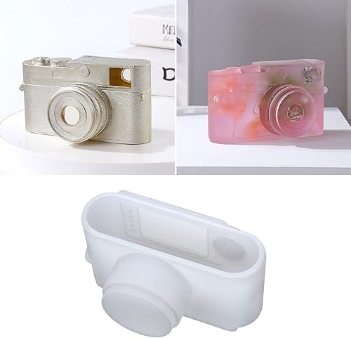YUOIUX Moule en silicone pour appareil photo 3D - Moule à chocolat - Outils de décoration de gâteaux - Moule à savon - Pour la photographie de maison - Nail Gallerys