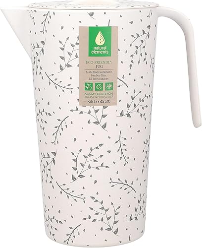 Natural Elements Pichet en plastique recyclé, 1,6 l - Nail Gallerys