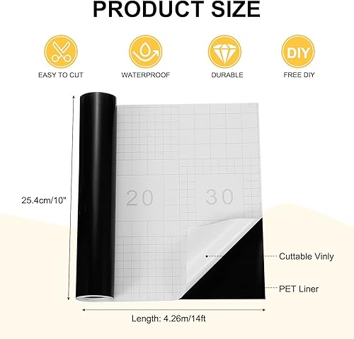 sourcing map Rouleau de vinyle adhésif permanent pour découpe, panneaux, scrapbooking, loisirs créatifs, décoration de la maison Jaune fluo 30,5 cm x 1,5 m - Nail Gallerys