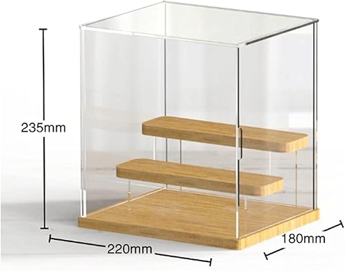 Vitrine acrylique Vitrine transparente Boite de rangement fait main Vitrine anti-poussière, adapté à la protection, l'organisation et le stockage d'objets de collection et de statues miniatures - Nail Gallerys