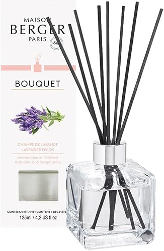 LAMPE BERGER Champs de Lavande Diffuseur de parfum d'ambiance Transparent 125 ml - Nail Gallerys