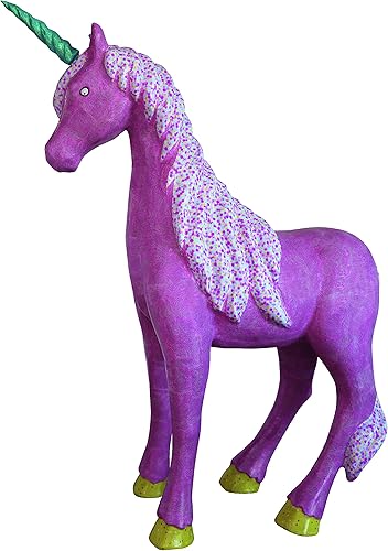 Décopatch XLA29C - Un support XXL en papier brun mâché 101x40x122 cm, Renne - Nail Gallerys