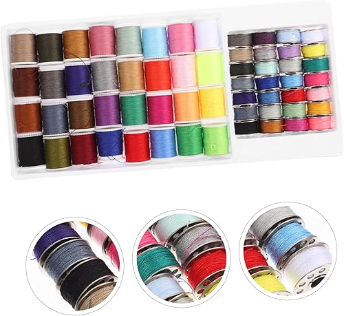 Operitacx 60 Pièces fil à coudre trousses pour la couture point fils piqûre débutants kit de couture de base kit de couture pour les professionnels fournitures de couture ménagères Plastique - Nail Gallerys