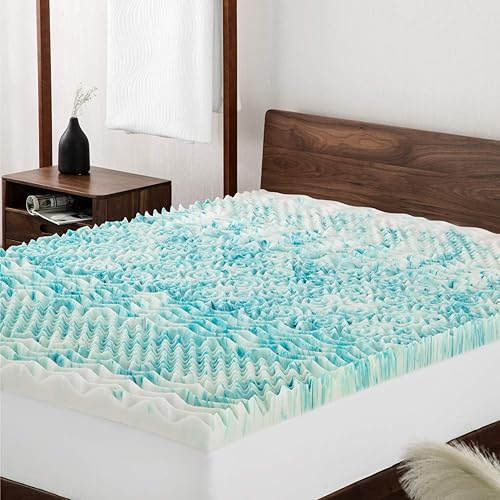 Bedsure Surmatelas 140 x 190 Memoire Forme - 7cm sur Matelas 2 Personnes 140x190, Epaisseur sur-Matelas pour Adulte Mémoire de Forme 140x190 cm avec Housse Amovible et Lavable - Nail Gallerys