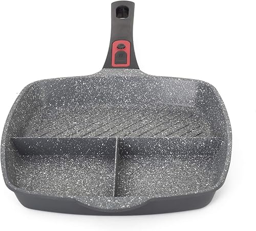 Zilan, Poêle à frire 3 en 1, Poêle Carrée pour petit-déjeuner, Poêle à frire multifonctionnelle antiadhésive - Nail Gallerys