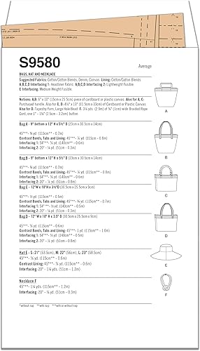 Simplicity SS9580A UNDEFINED Accessoires A - Nail Gallerys