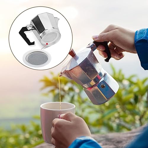 Améliorez votre machine à expresso moka avec filtres de rechange et joints d'étanchéité en silicone (9 tasses) - Nail Gallerys