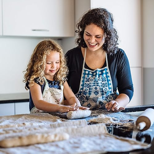 Natürlich Hanf® Toile de Lin Boulangerie 2 pièces | Toile de Lin 100% Chanvre Naturelle | Extra Grande (120x70cm) | Toile de Pousse Durable pour Pain et Baguette | Lavable et Robuste - Nail Gallerys