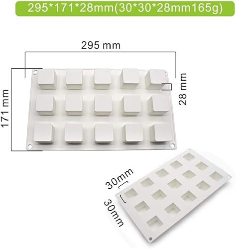 Uenmay Multifonctions Mousse en Silicone 3D Bakeware Mousse Dessert Mould DIY Mould 8 Trous Multilatéraux Boules Magiques - Nail Gallerys