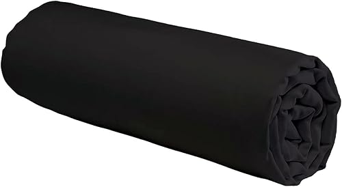 Future Home - Drap Housse en 100% Coton Premium 57 Fils uni Bonnet 25cm Ivoire 80x200cm avec Bonnet élastique de 30cm - Nail Gallerys