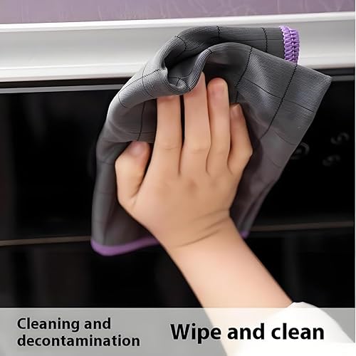 Générique 1/4pcsChiffon en Fibre de Carbone, Chiffon Anti-Traces pour vitres, Chiffon de Nettoyage en Fibre de Carbone, Chiffon de Nettoyage en Fibre de Carbone, Chiffon Anti-Traces pour vitres (C) - Nail Gallerys